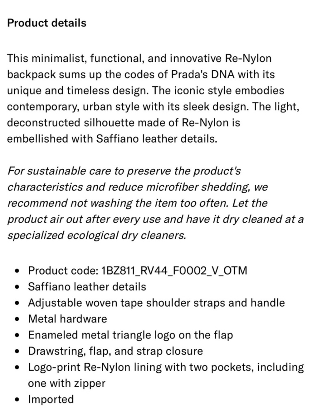 Prada Vela Black Nylon Backpack - Picture 11 of 16